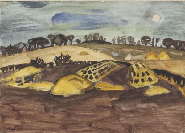 William Gillies RSA Landscape 1950, 1950 watercolour 25.0 x 35.4