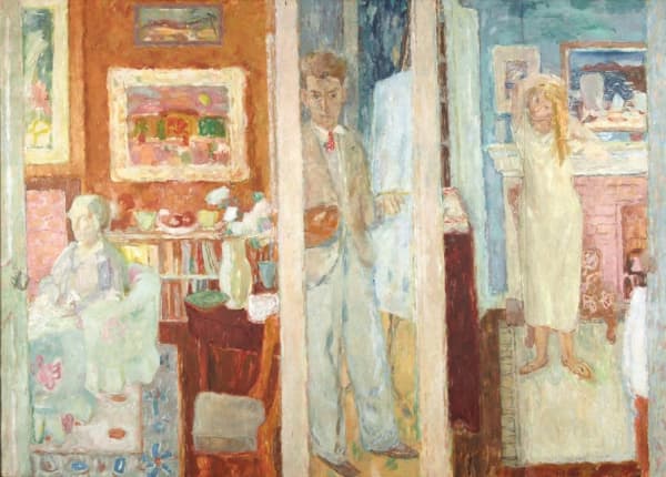 William Gillies RSA Interior, 1938 Oil on canvas 127 x 173.5 cm (sight) 139.7 x 186.7 cm (frame)