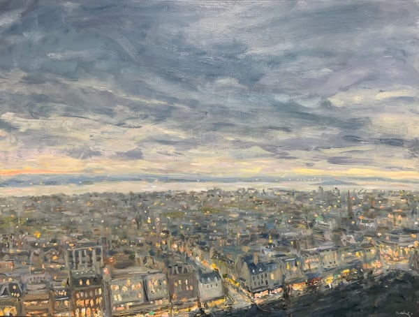 Henry Kondracki RSA City Lights, 2025 Oil on canvas 91 x 101 cm