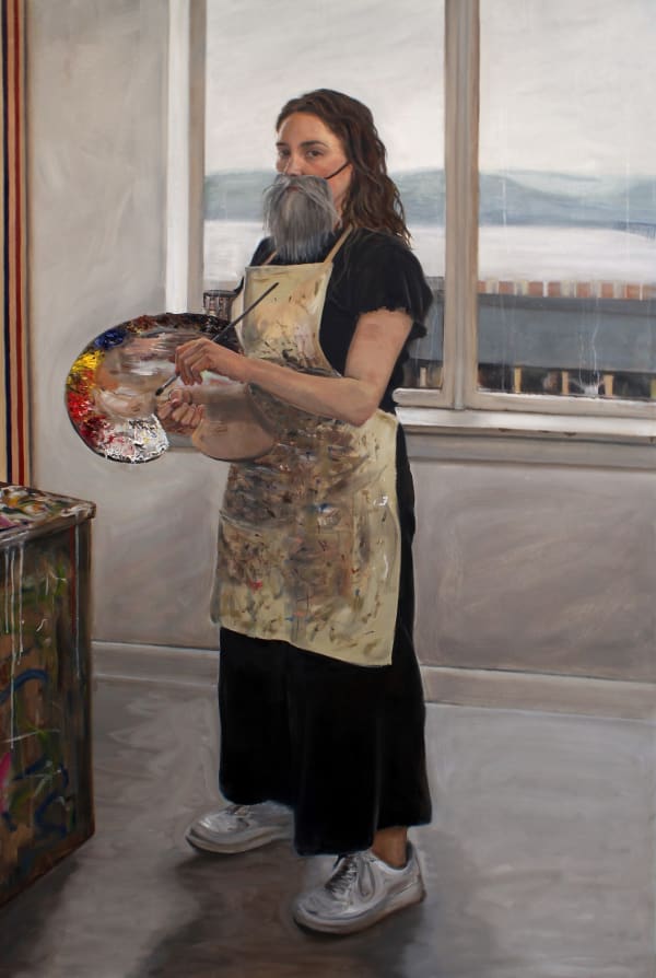 Kirstin Mackinnon A Painter Worth Taking Seriously?, 2023 Oil on canvas 120 x 180 cm