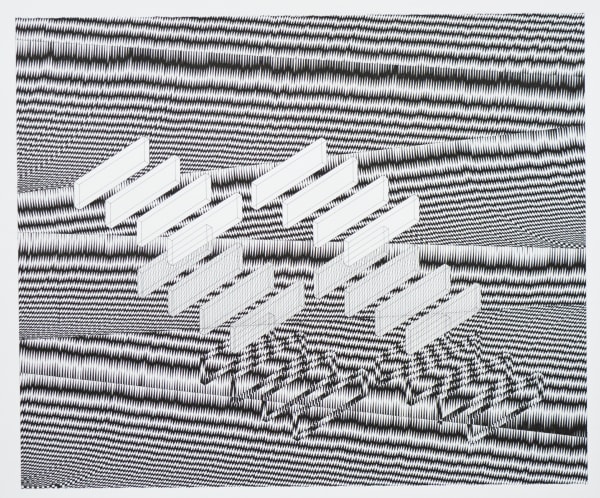 Rachel Duckhouse Vatersay Fank III, 2020 Pen and ink drawing 44 x 52 cm