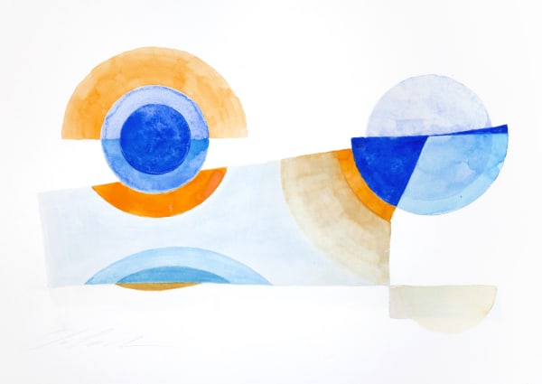 Jo Ganter RSA, Blue Turn, Orange, 2021