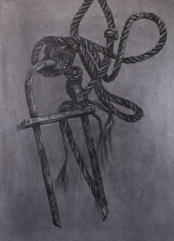 Lauren Ferguson From an Unknown Shore I, 2021 Graphite on paper 59 x 42 cm