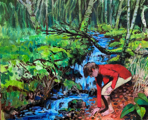 The Burn at Mosscleugh Woods