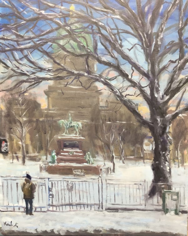 Henry Kondracki RSA Wet Snow, 2019 Oil on canvas 70 x 56 cm