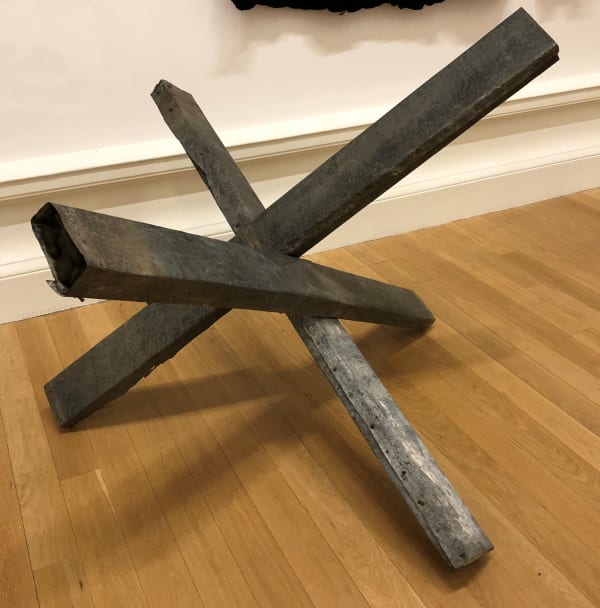 Louis Baillie FOCO, 2024 Wood, iron nails, handmade wool felt 150 x 120 x 120 cm