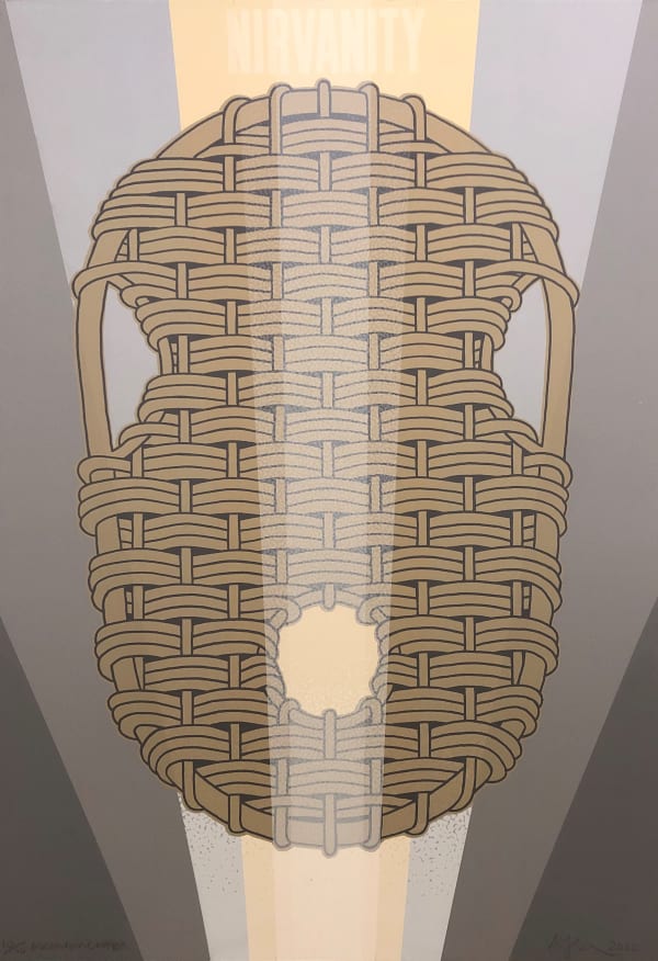 Arthur Watson PPRSA Ascending Mask Screenprint Image: 96 x 66 cm Framed: 103 x 74 cm Edition of 10