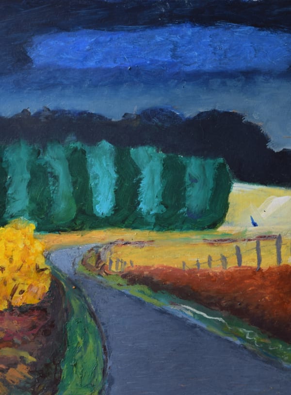 Neil Macpherson RSA The Only Glen Cleared, 2019 Mixed media 24 x 19 cm