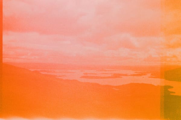 Rachel Nolan Ferric, 2021 Triple exposure 35mm film print on aluminium 90.5 x 60 cm