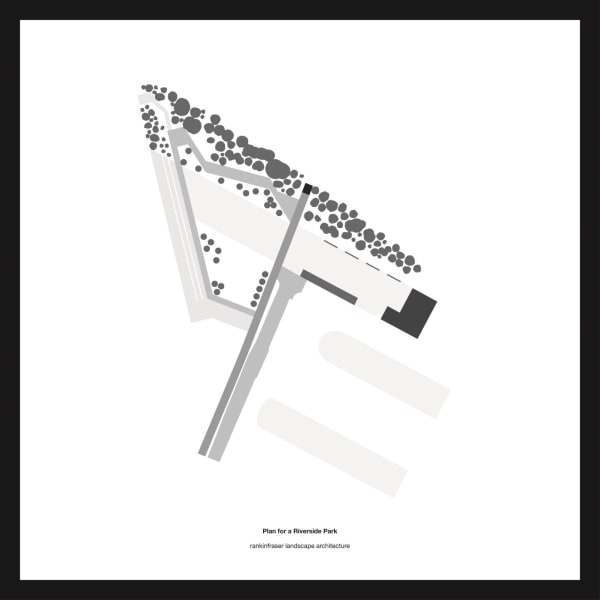rankinfraser landscape architecture, Plan for a Riverside Park, 2025