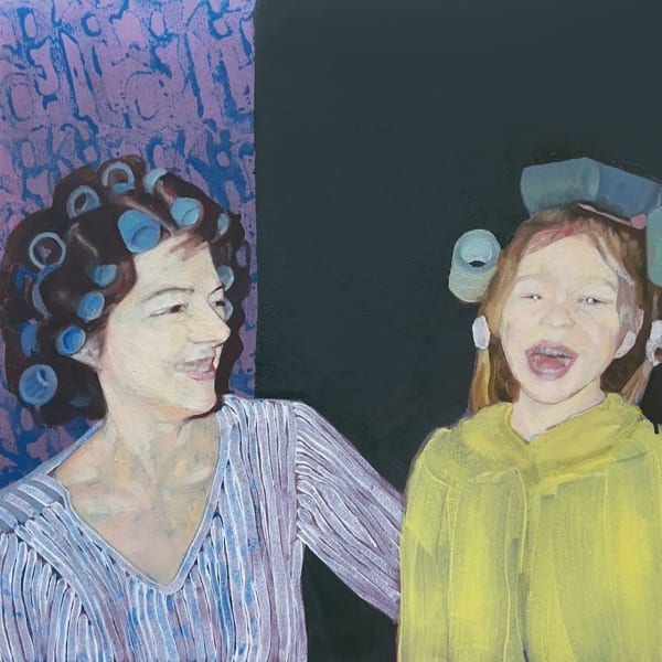 Alexandra Beteeva She waited for the monsters all night, 2023 Oil and acrylic on canvas 50 x 50 cm