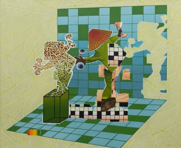 Ronald Forbes RSA Everyman: Encountering the Animal Kingdom, 2022 Acrylic on linen 91.5 x 107 cm