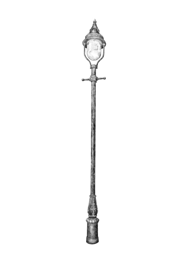 Meg Moss, Lamppost Study 1, 2021