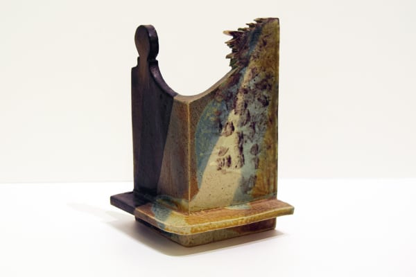 Frank Pottinger RSA Untitled (Screen with Ledge) Glazed ceramic 19 x 17 x 11.5 cm