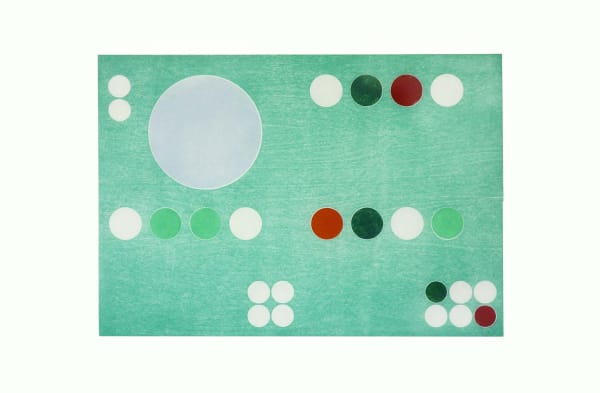 Jo Ganter RSA Seeing Sound Relief print on Kozo paper Edition of 10