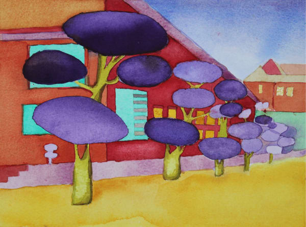 Elspeth Lamb RSA, The Red House