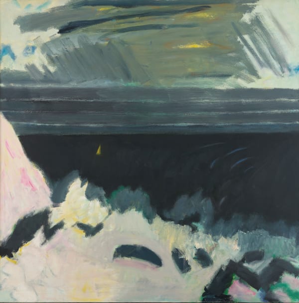 John Houston RSA The Yellow Sail, 1980 Oil on canvas 152.5 x 152.5 cm