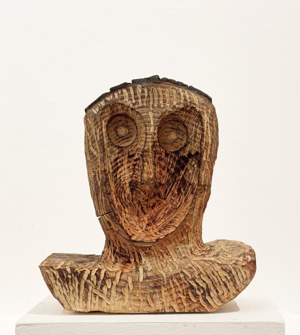 Lorenzo Dalberto Watcher, 2025 Wood 30 x 25 x 13 cm