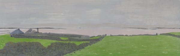 Frances Walker RSA Low Tide at Vallay, 2000 Hand-finished monoprint, unique 49 x 153 cm