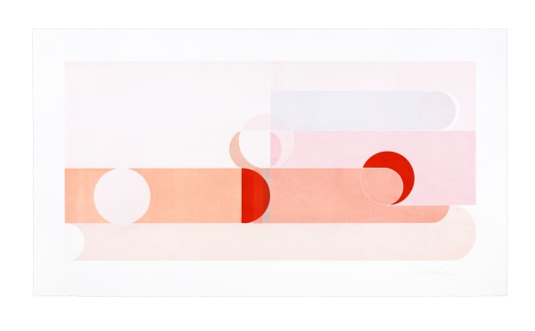 Jo Ganter RSA Nodding to Cornelius, 2025 Relief print on birchwood ply block, printed on Somerset satin paper 59 x 105 cm Edition of 12