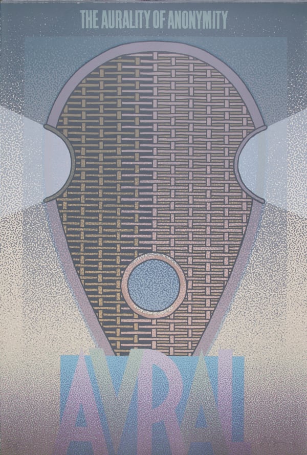Arthur Watson PPRSA AURALITY OF ANONYMITY, 2022 Screenprint Image: 96 x 66 cm Edition of 8