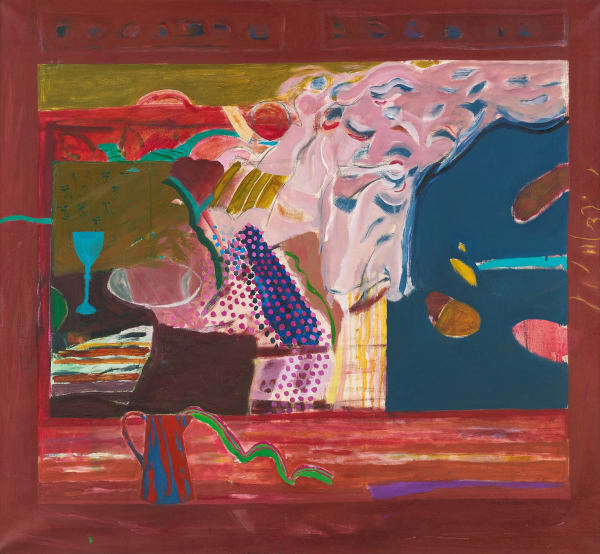 Elizabeth Blackadder RSA Still Life with Silk Scarf, 1968 Oil on canvas 101.5 x 112 cm