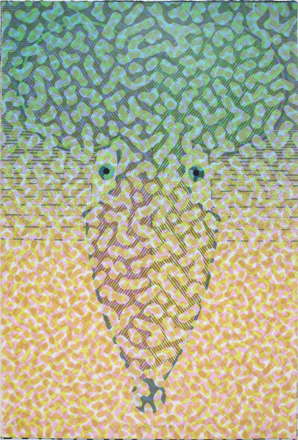 Arthur Watson PPRSA MAUS, CAMOUFLAGED, 2022 Screenprint Image: 96 x 66 cm Edition of 3