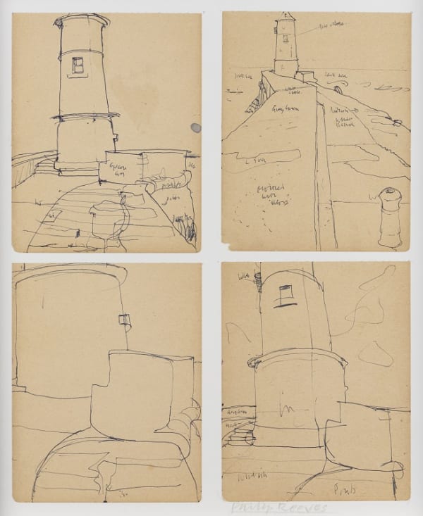 Philip Reeves RSA, Studies for the Old Pier North Berwick