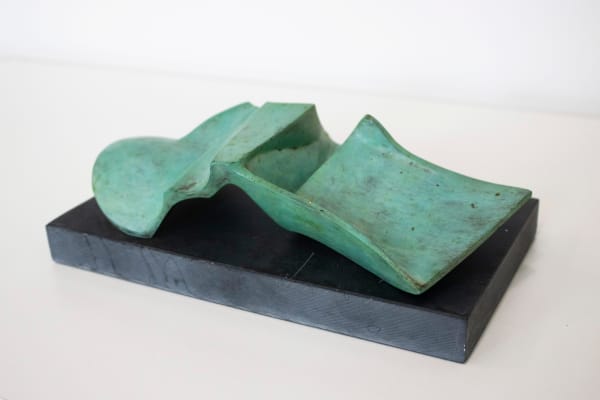 Frank Pottinger RSA Plough Form Bronze 7 x 12 x 21.5 cm