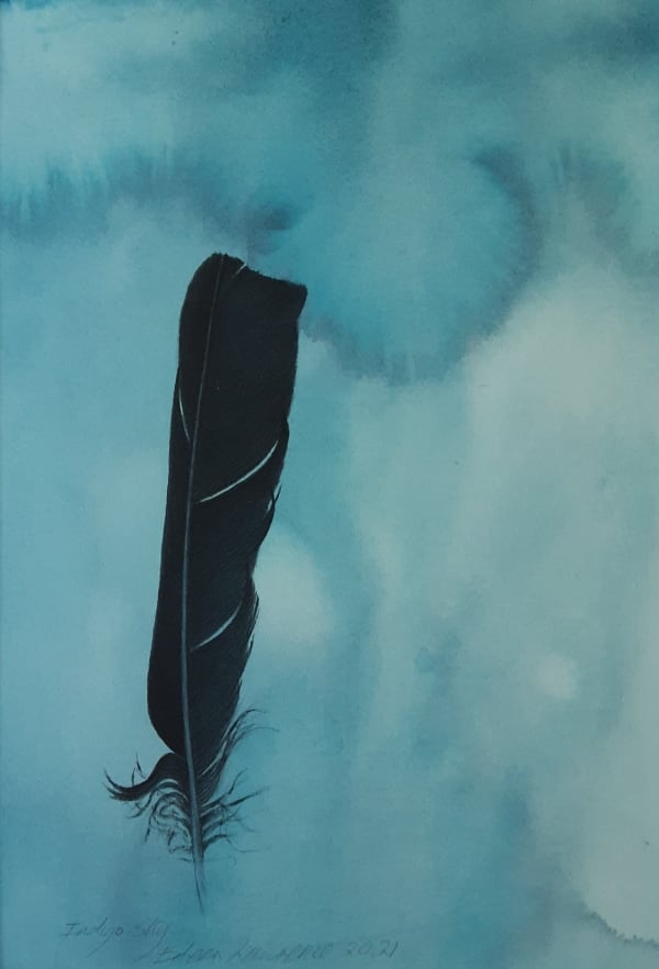 Eileen Lawrence RSA, Indigo Sky, 2021