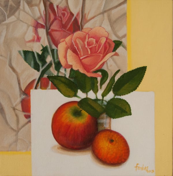 Ronald Forbes RSA Two Tries Acrylic on canvas board Image: 29.5 x 29.5 cm Frame: 44 x 44 cm