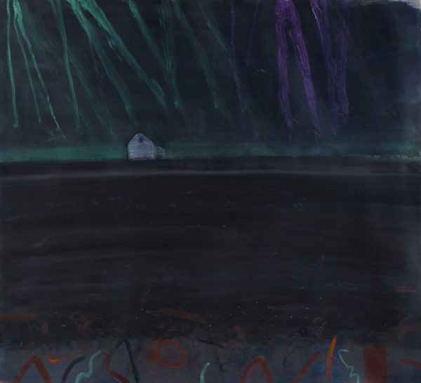 Barbara Rae RSA, Port Leopold - Winter Hut, 2017