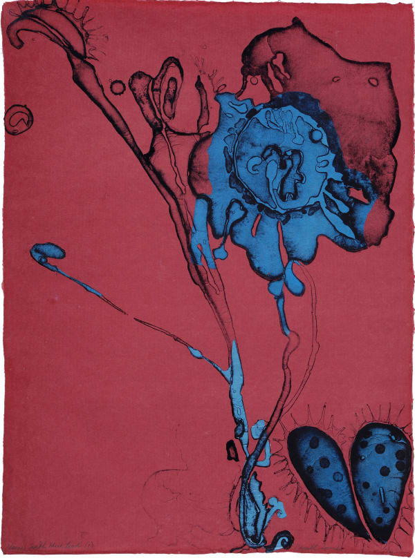 Red Venus with Blue Heart