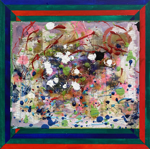 Kai Campbell Quagmire (Part 1), 2020 Acrylic. pencil and ink on board 28 x 28 cm