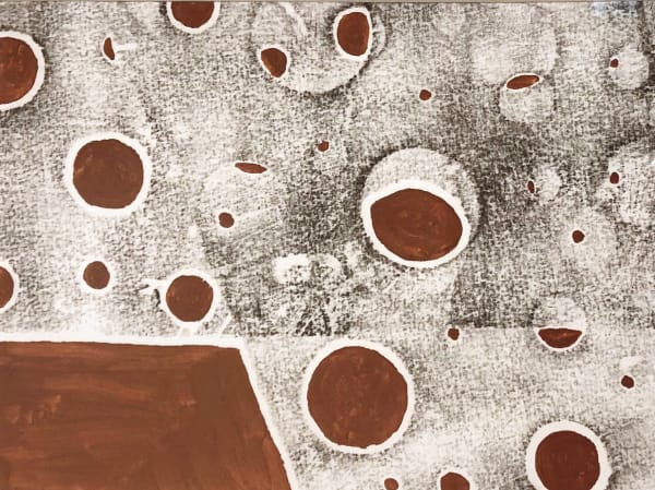 Richard Goldsworthy, Mud Dots II, 2022