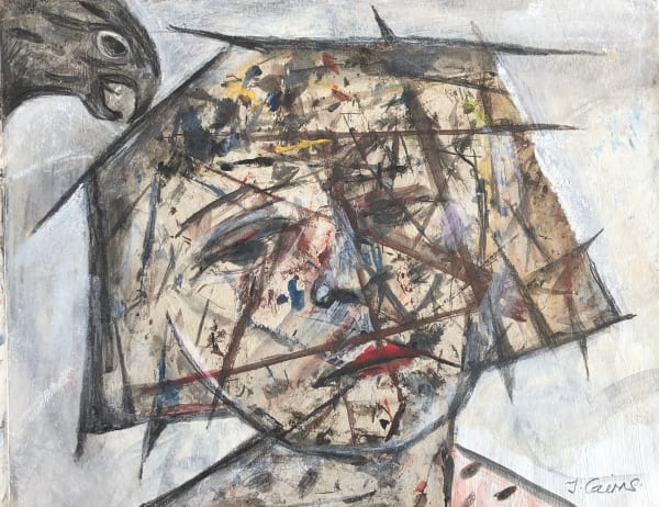 Joyce Cairns PPRSA Virus Spike Mixed media 37 x 40 cm