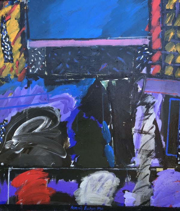 Dennis Buchan RSA Music in the New Garden, 1996 Acrylic on canvas 106.5 x 91.5 cm