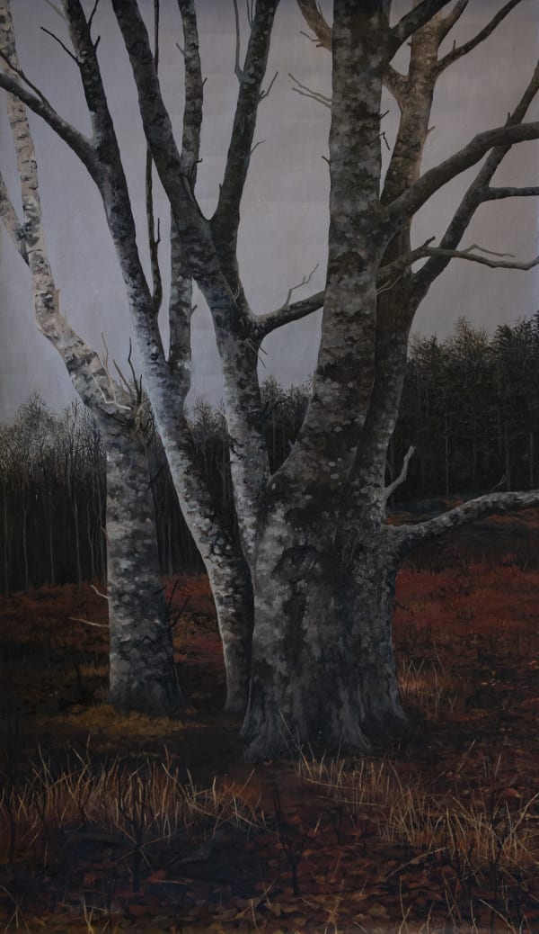 Fanny Arnesen Right Where It Ends Oil on canvas 150 x 85 cm