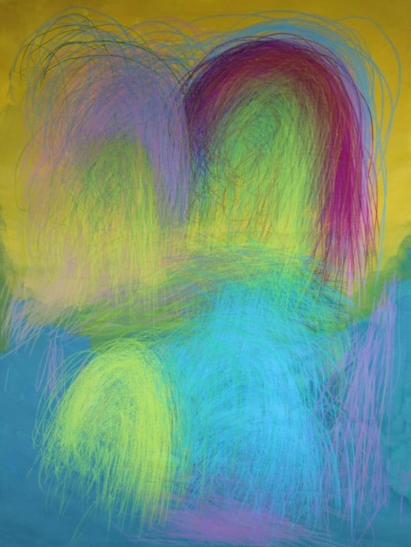 John Black The Snow Queen, 2024 Mixed media on paper 42 x 59 cm