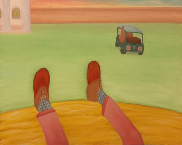 R.L. Taylor Mr Fluffy the Player Hater, 2025 Oil on canvas 80 x 100 cm