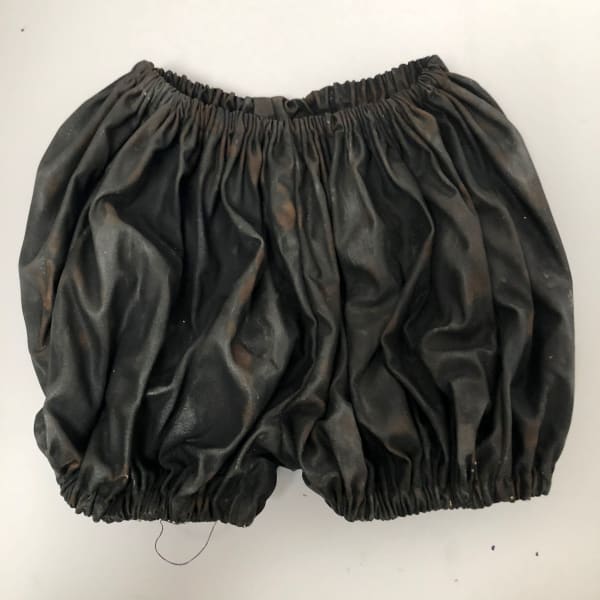 Moira Downie Gym Pants Textile, pva, shellac, graphite, charcoal and varnish 28 x 35 cm