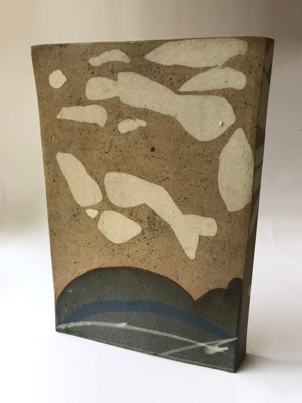 Frank Pottinger RSA Untitled (Landscape Vessel) Glazed stoneware 32 x 22 x 4 cm