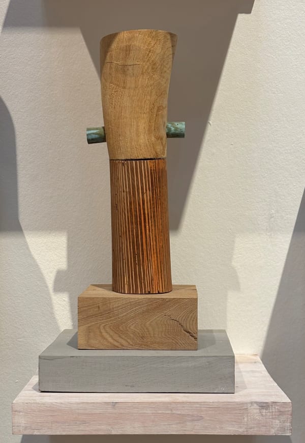 Doug Cocker RSA Little Monuments 14, 2025 Painted wood 30 x 50 x 29 cm