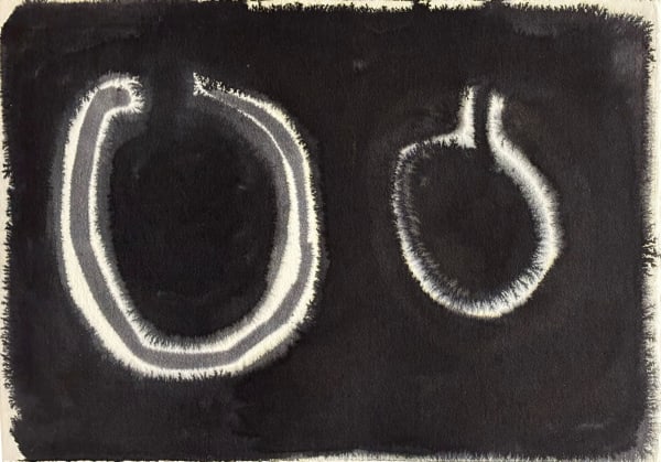 Kate Whiteford RSA Excavation (Argyll, summer 2020) Liquid watercolour on Saunders paper 32 x 57 cm