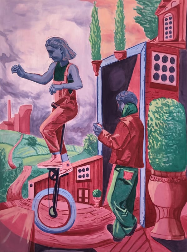 Will Dutton Essex Landscape, 2024 Oil on canvas 200 x 150 cm