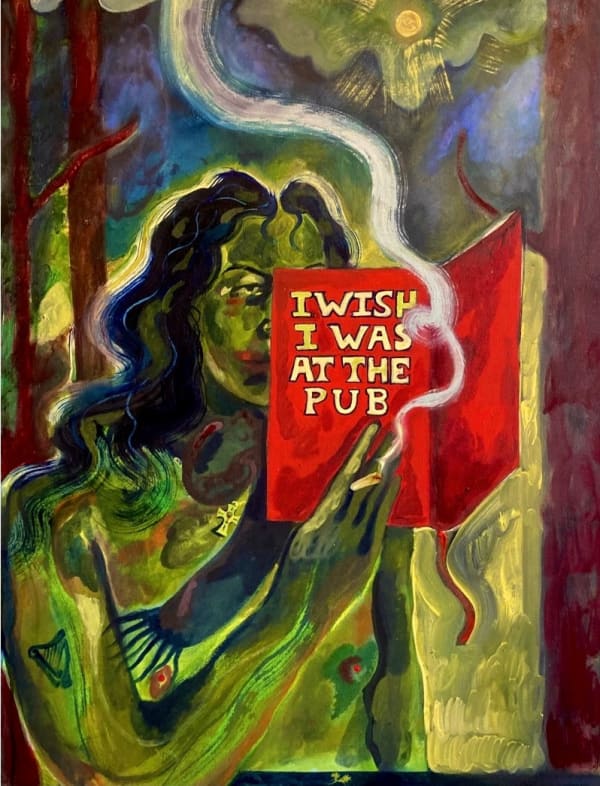 Faye Eleanor Woods, I wish I was at the pub!, 2022