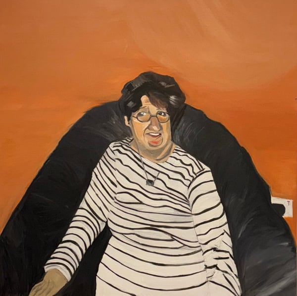 Erin McPhee Granny Rose, 2024 Oil on canvas 100 x 100 cm