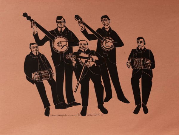 Willie Rodger RSA, Gilmour Whitecross' Father was a Musician, 1977