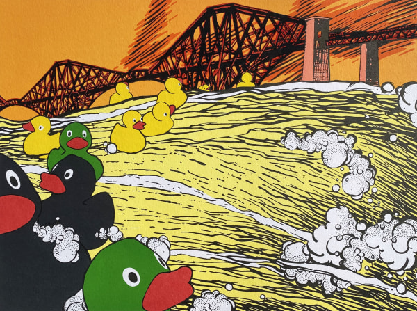 David Mach HRSA Froth, 2021 Lithograph Image: 41 x 31 cm Framed: 74 x 54 cm Edition of 30