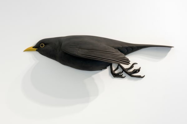 Kenny Hunter RSA Blackbird (Persistence of Vision) IV, 2015 Polyester resin and paint 98 x 31 x 20 cm
